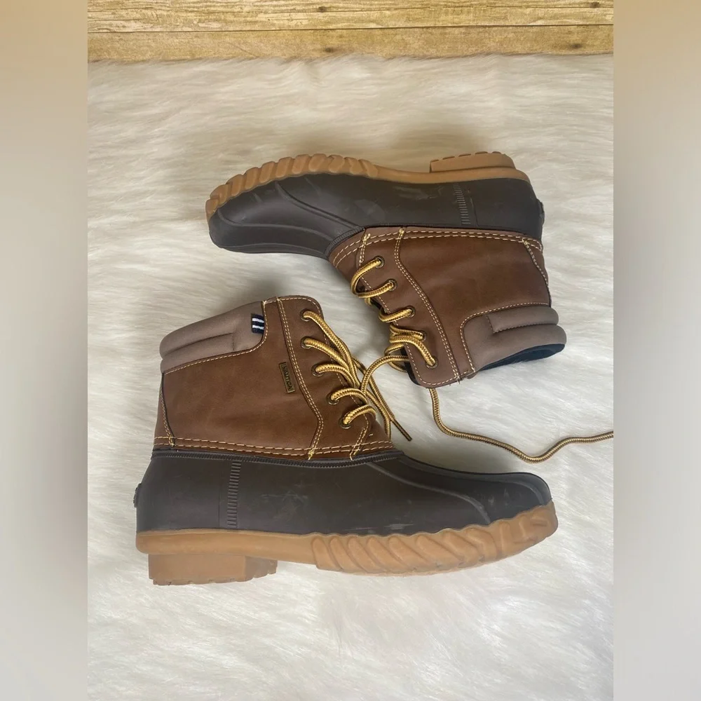 Nautica Channing Duck Boots Brown Size Youth  5